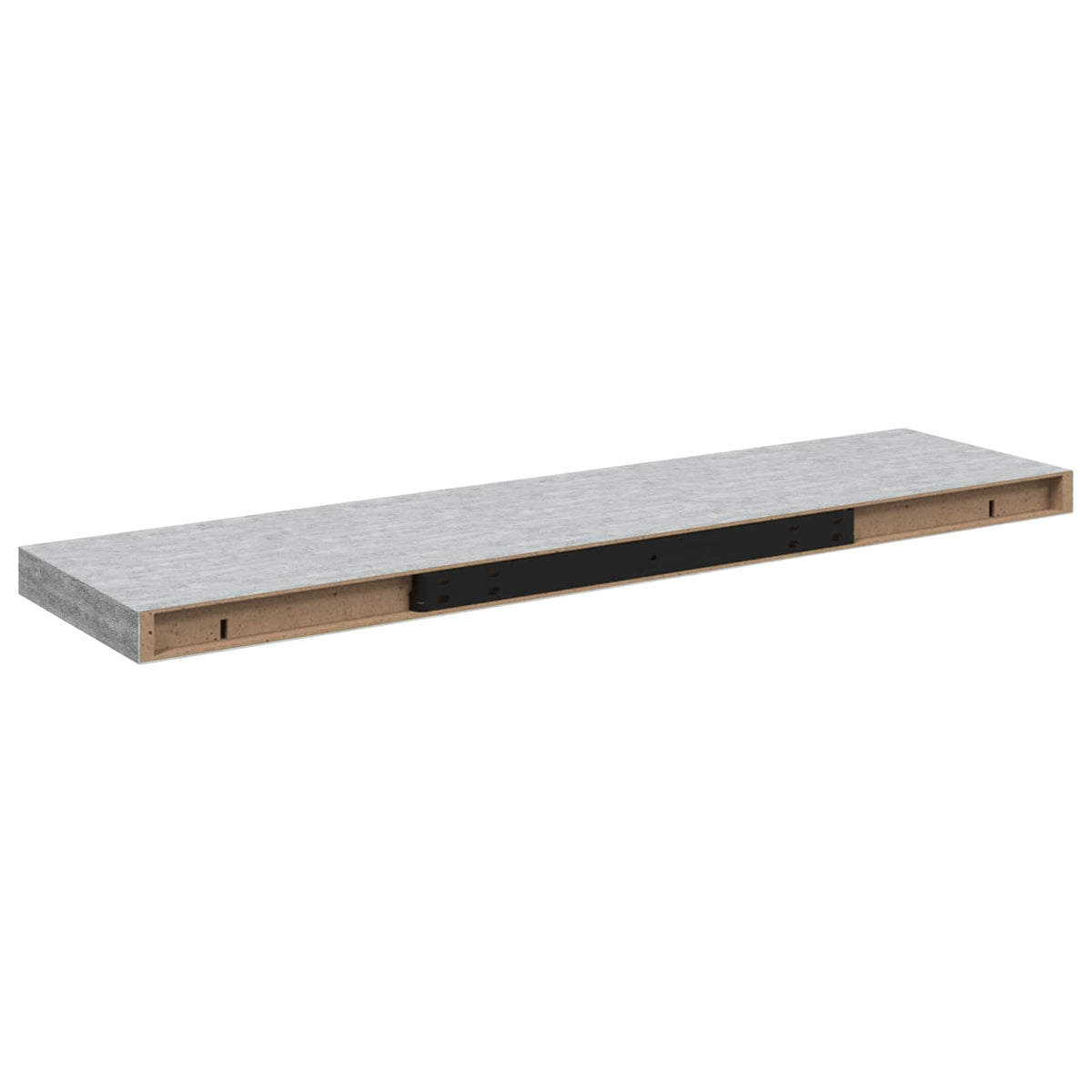 Schweberegal Betongrau 90x23,5x3,8 cm MDF