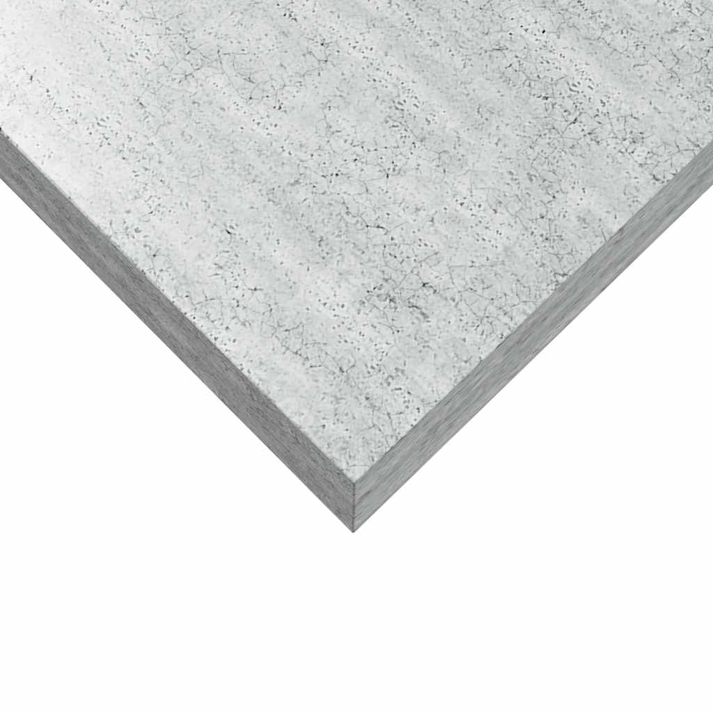 Schweberegale 2 Stk. Betongrau 90x23,5x3,8 cm MDF