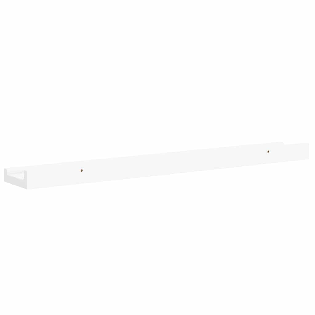 Wandregale 4 Stk. Weiß 60x9x3 cm
