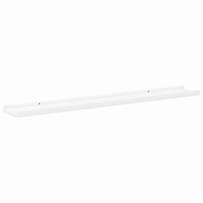 Wandregale 4 Stk. Weiß 80x9x3 cm