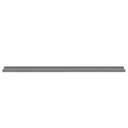 Wandregale 2 Stk. Grau 100x9x3 cm