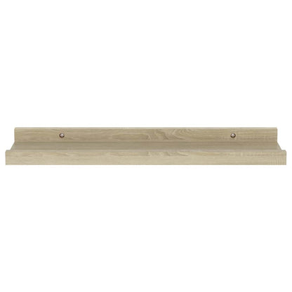 Wandregale 4 Stk. Sonoma-Eiche 40x9x3 cm