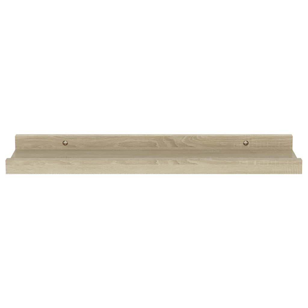 Wandregale 4 Stk. Sonoma-Eiche 40x9x3 cm