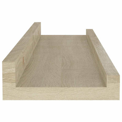 Wandregale 4 Stk. Sonoma-Eiche 40x9x3 cm