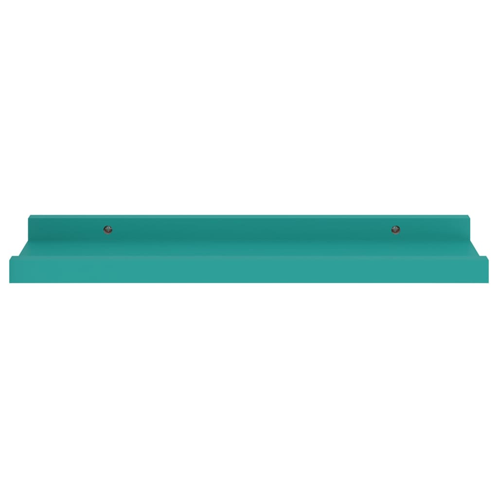 Wandregale 2 Stk. Blau 40x9x3 cm