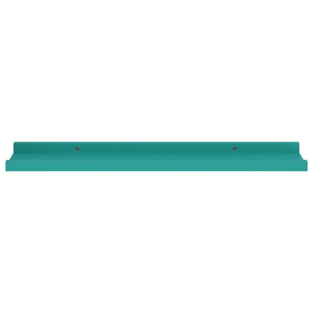 Wandregale 2 Stk. Blau 60x9x3 cm