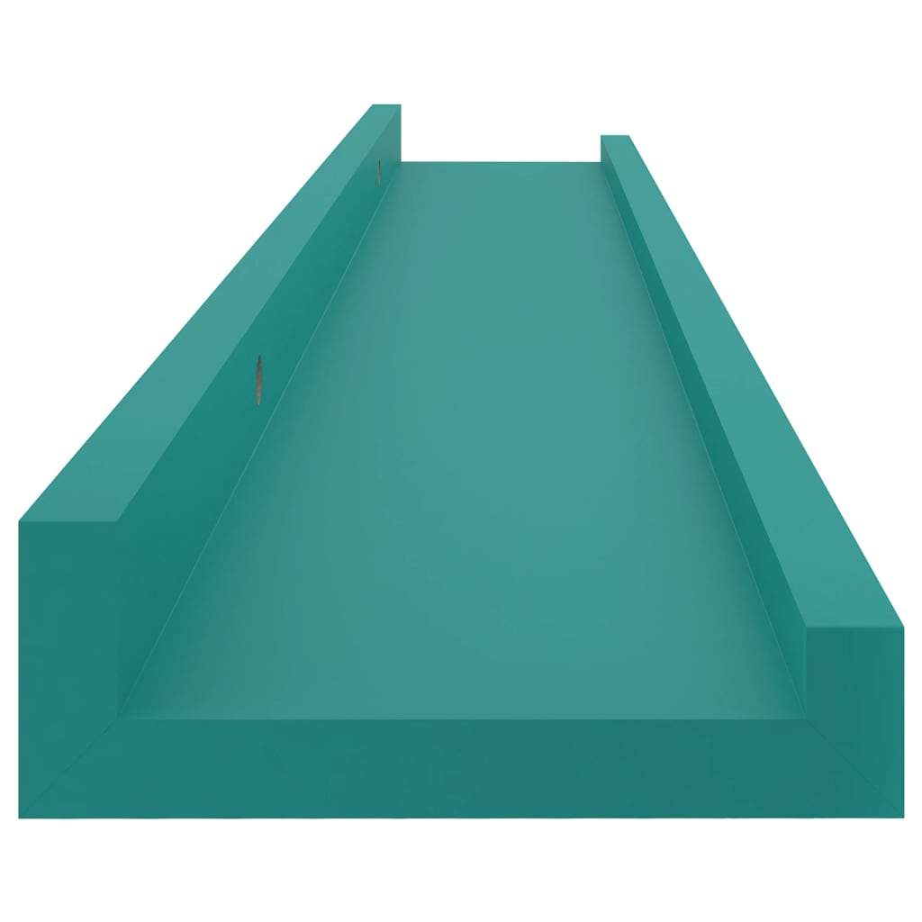 Wandregale 2 Stk. Blau 60x9x3 cm