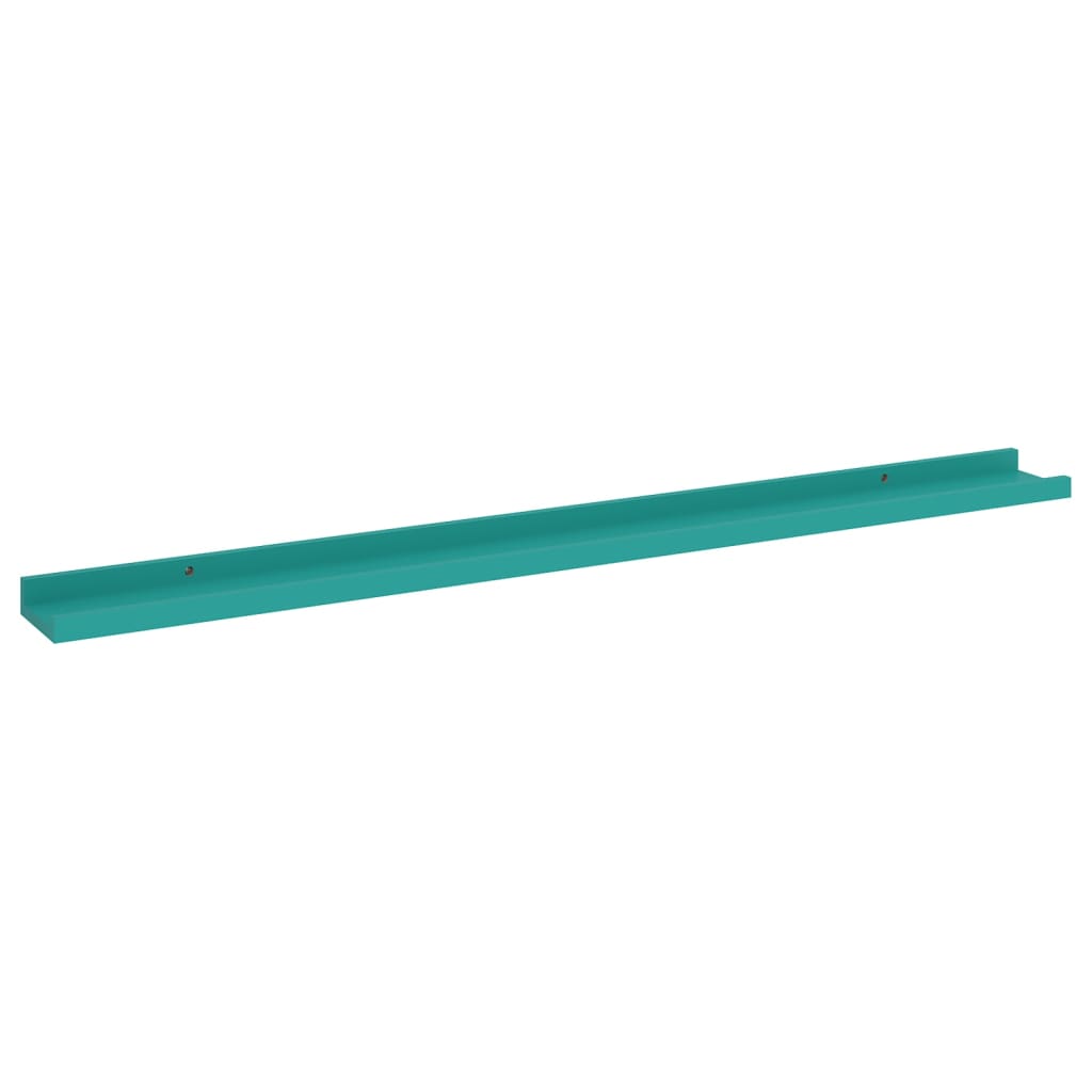 Wandregale 4 Stk. Blau 100x9x3 cm