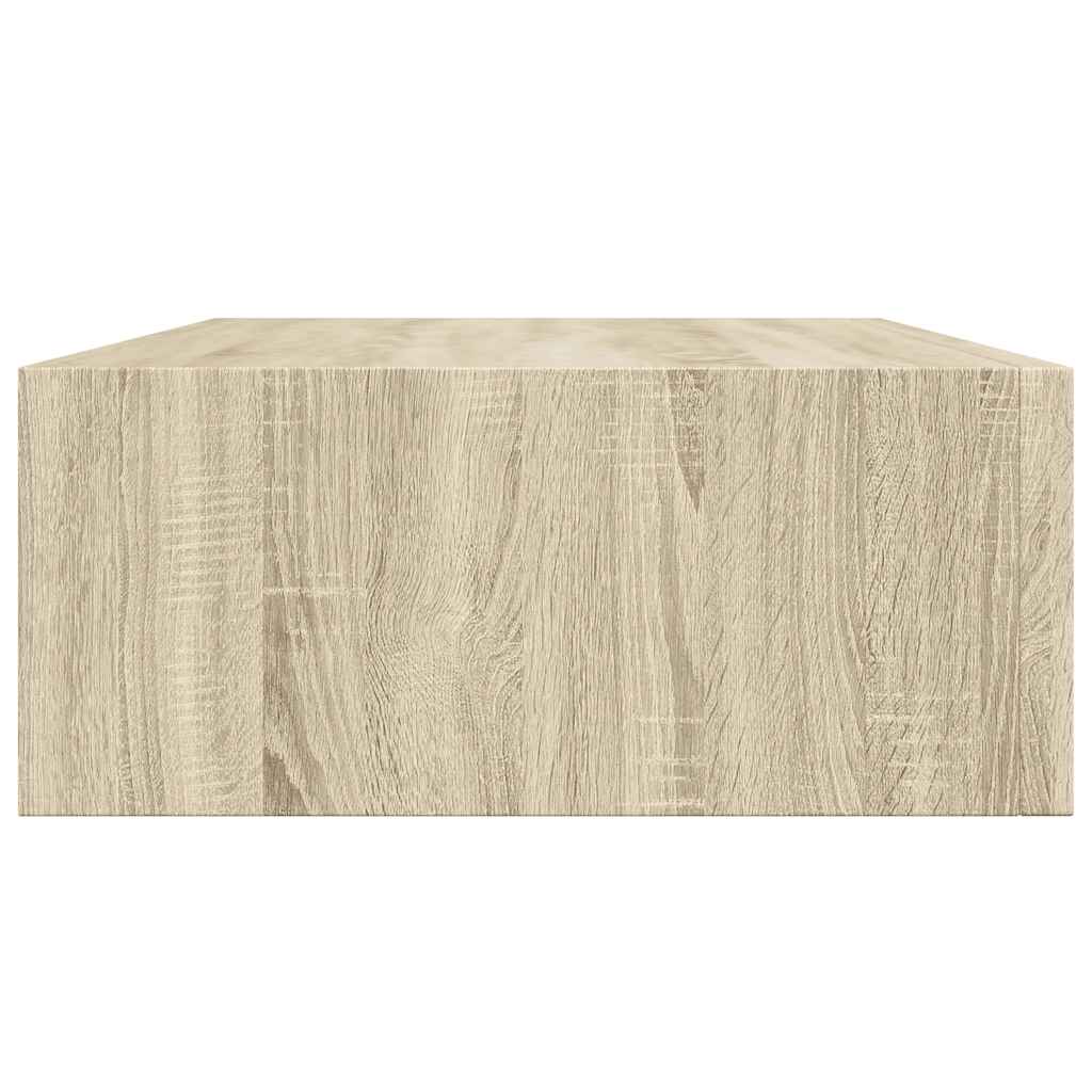 Wandregale mit Schubladen 2 Stk. Eichen-Optik 40x23,5x10 cm MDF