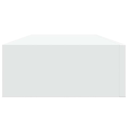 Wandregale mit Schubladen 2 Stk. Weiß 60x23,5x10 cm MDF