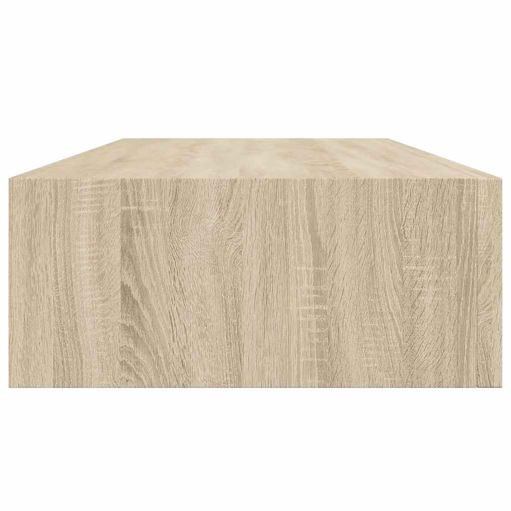 Wandregal mit Schublade Eichen-Optik 60x23,5x10 cm MDF