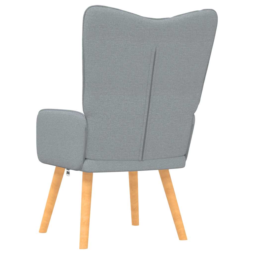 Relaxsessel Hellgrau Stoff