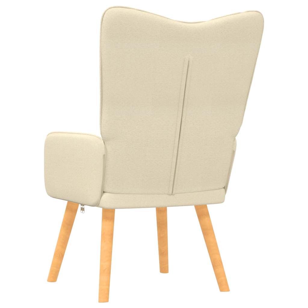 Relaxsessel Creme Stoff
