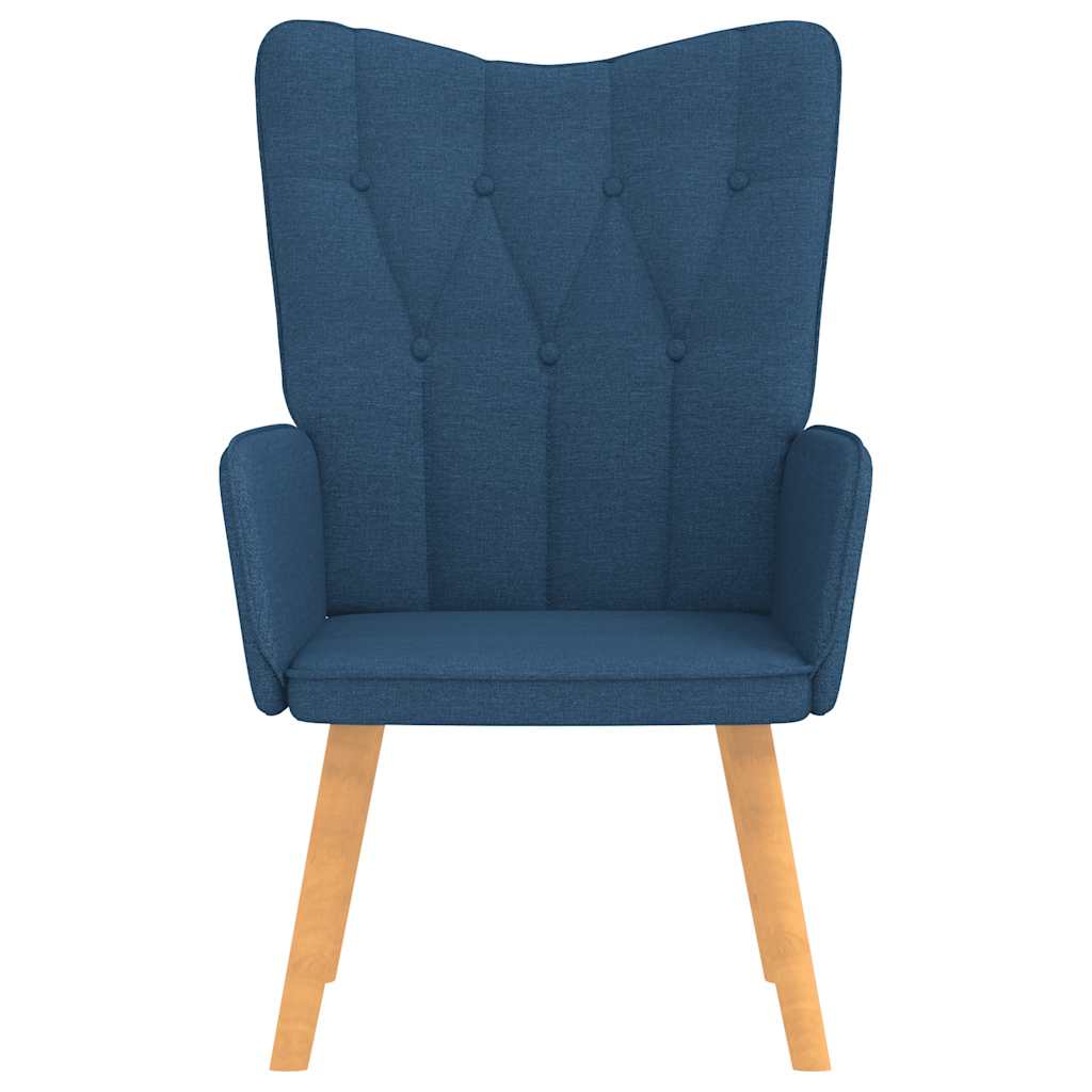 Relaxsessel Blau Stoff