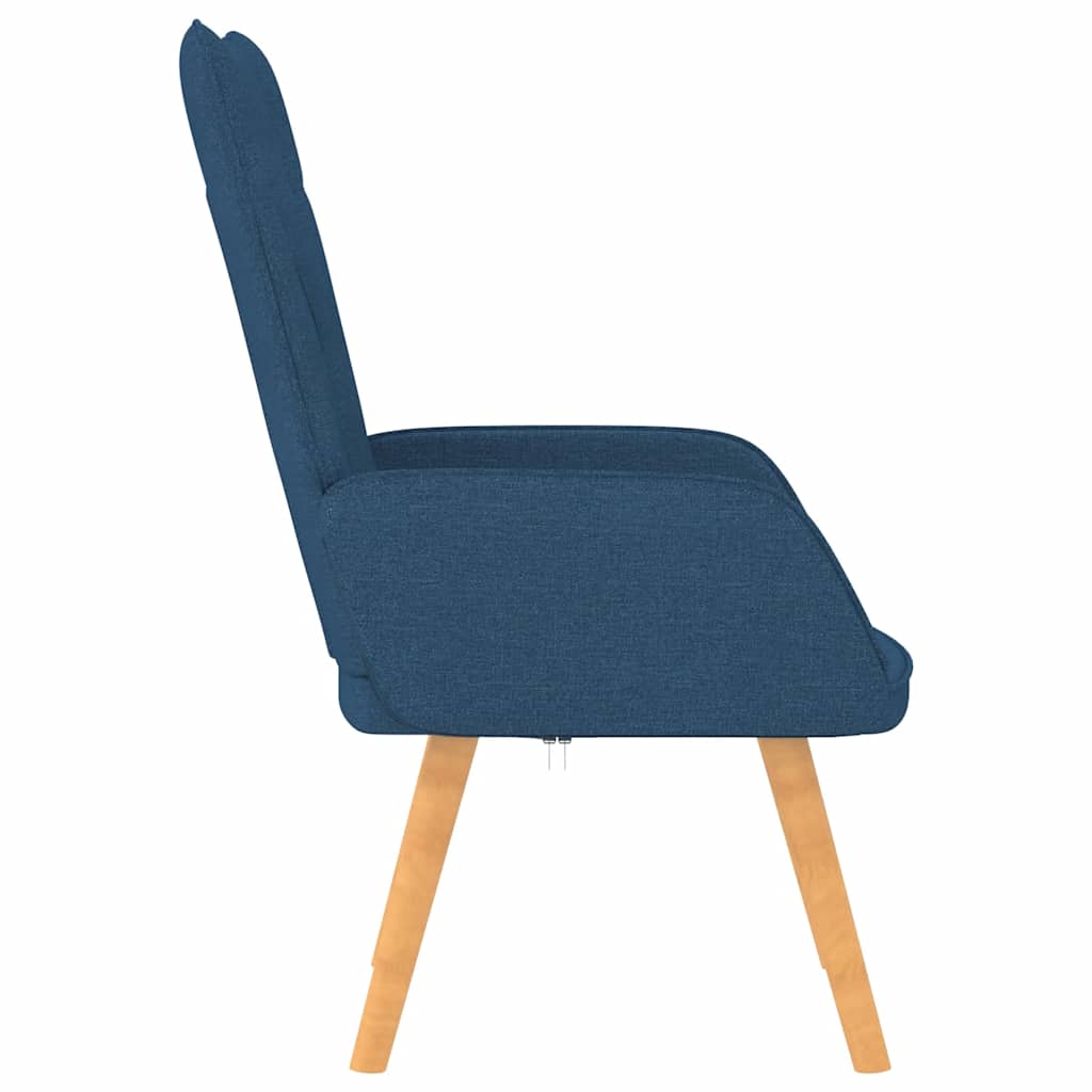 Relaxsessel Blau Stoff