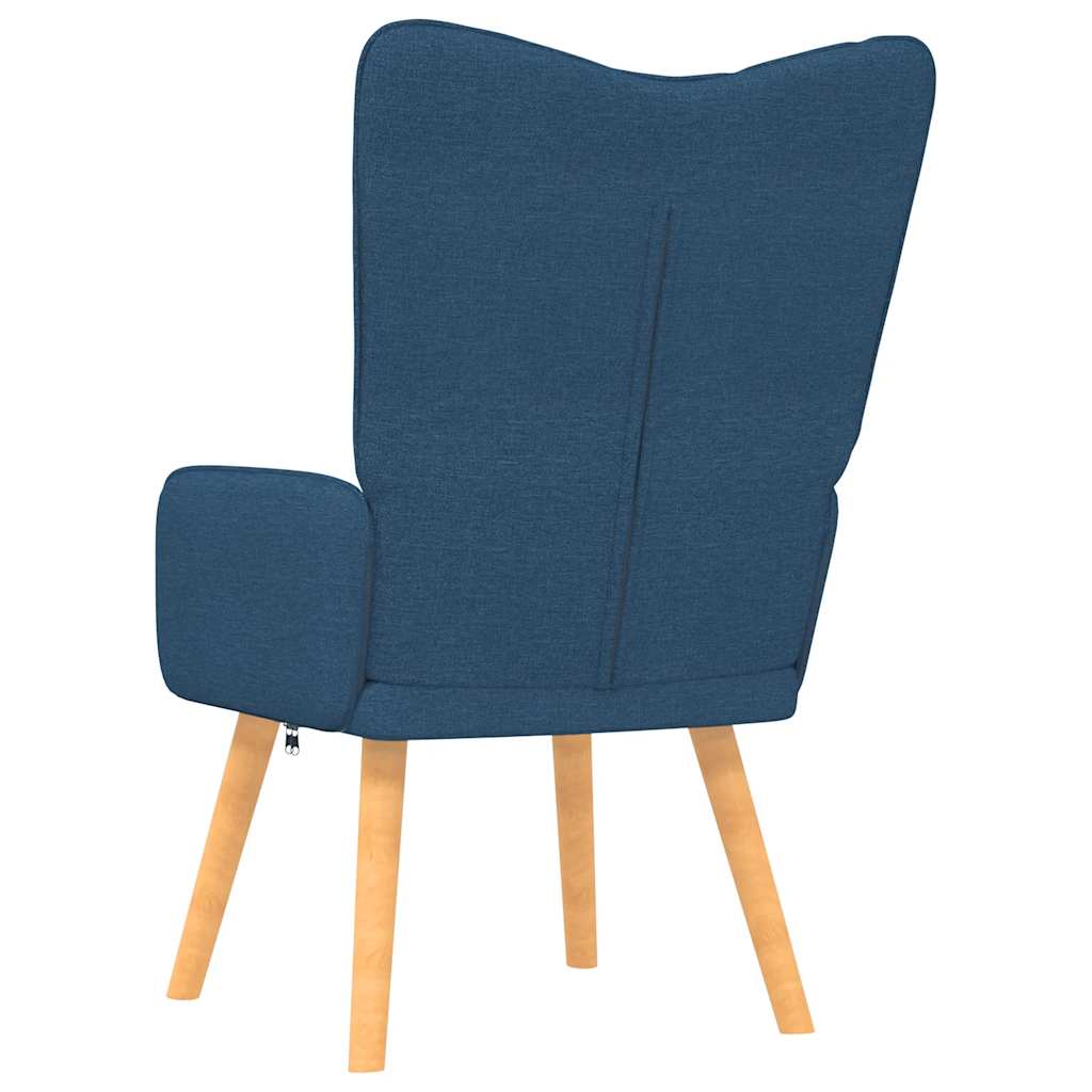Relaxsessel Blau Stoff