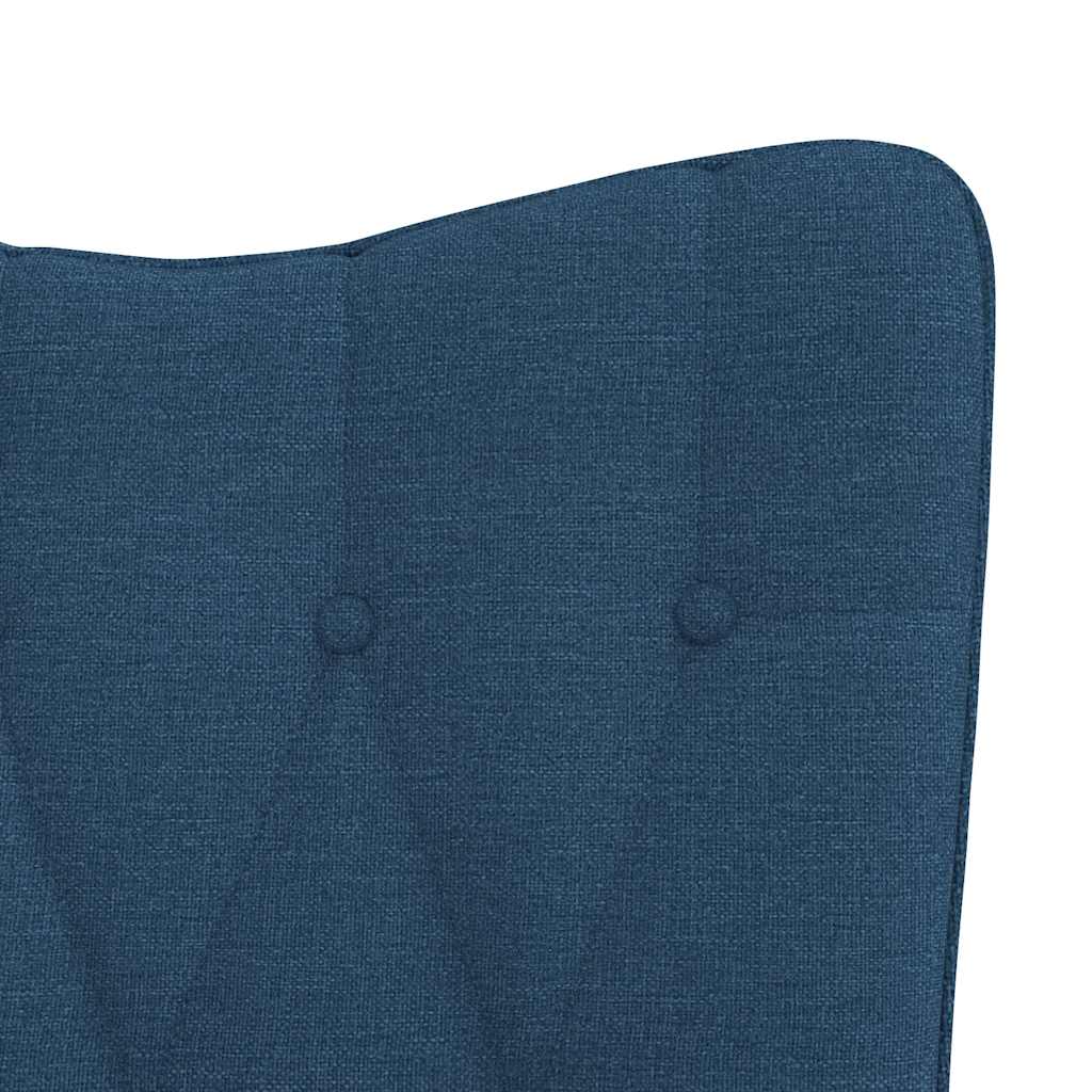 Relaxsessel Blau Stoff
