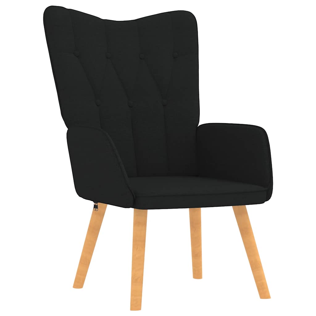 Relaxsessel Schwarz Stoff