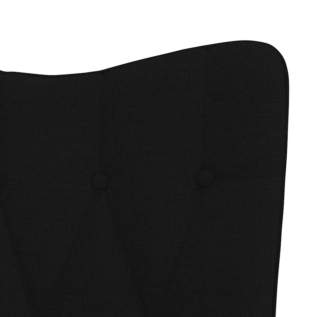 Relaxsessel Schwarz Stoff