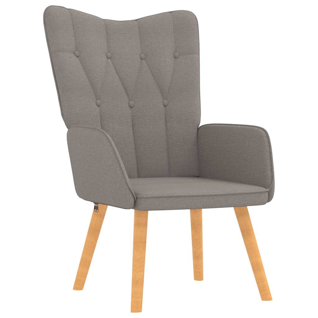 Relaxsessel Taupe Stoff