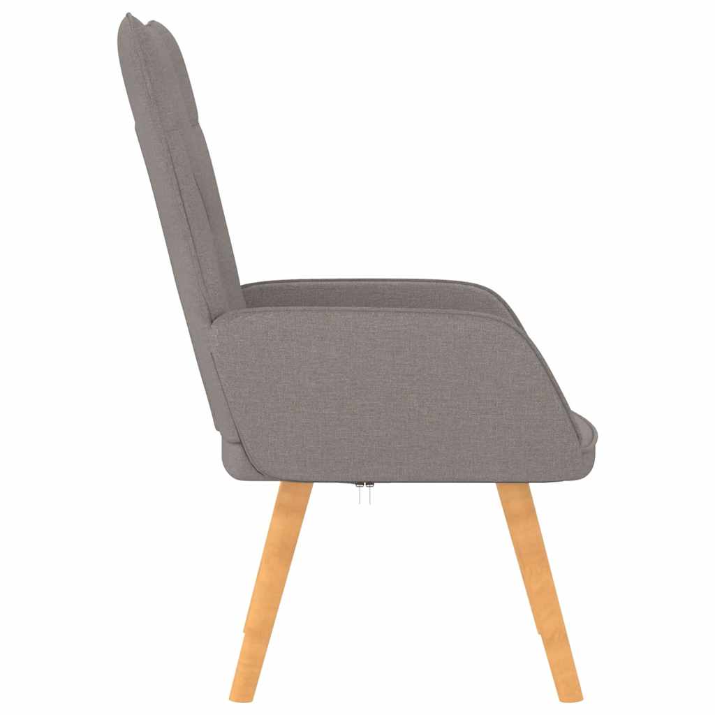 Relaxsessel Taupe Stoff