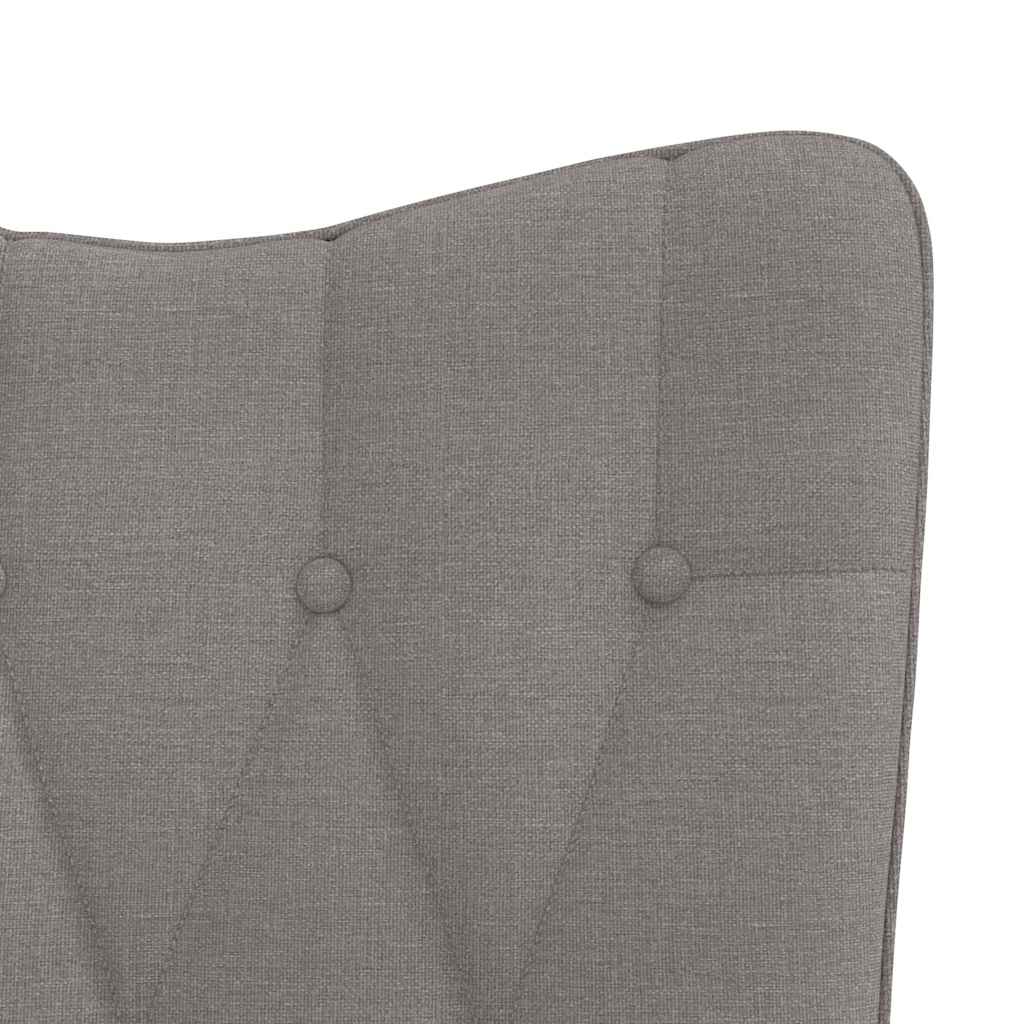 Relaxsessel Taupe Stoff