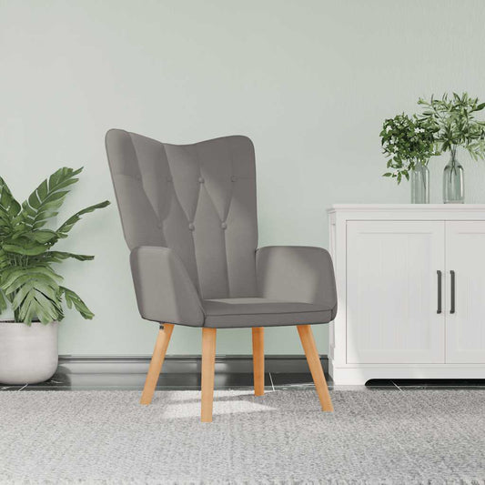 Relaxsessel Taupe Stoff