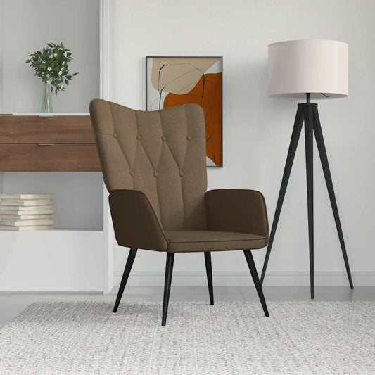 Relaxsessel Braun Stoff
