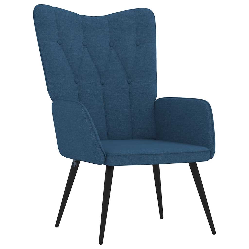 Relaxsessel Blau Stoff