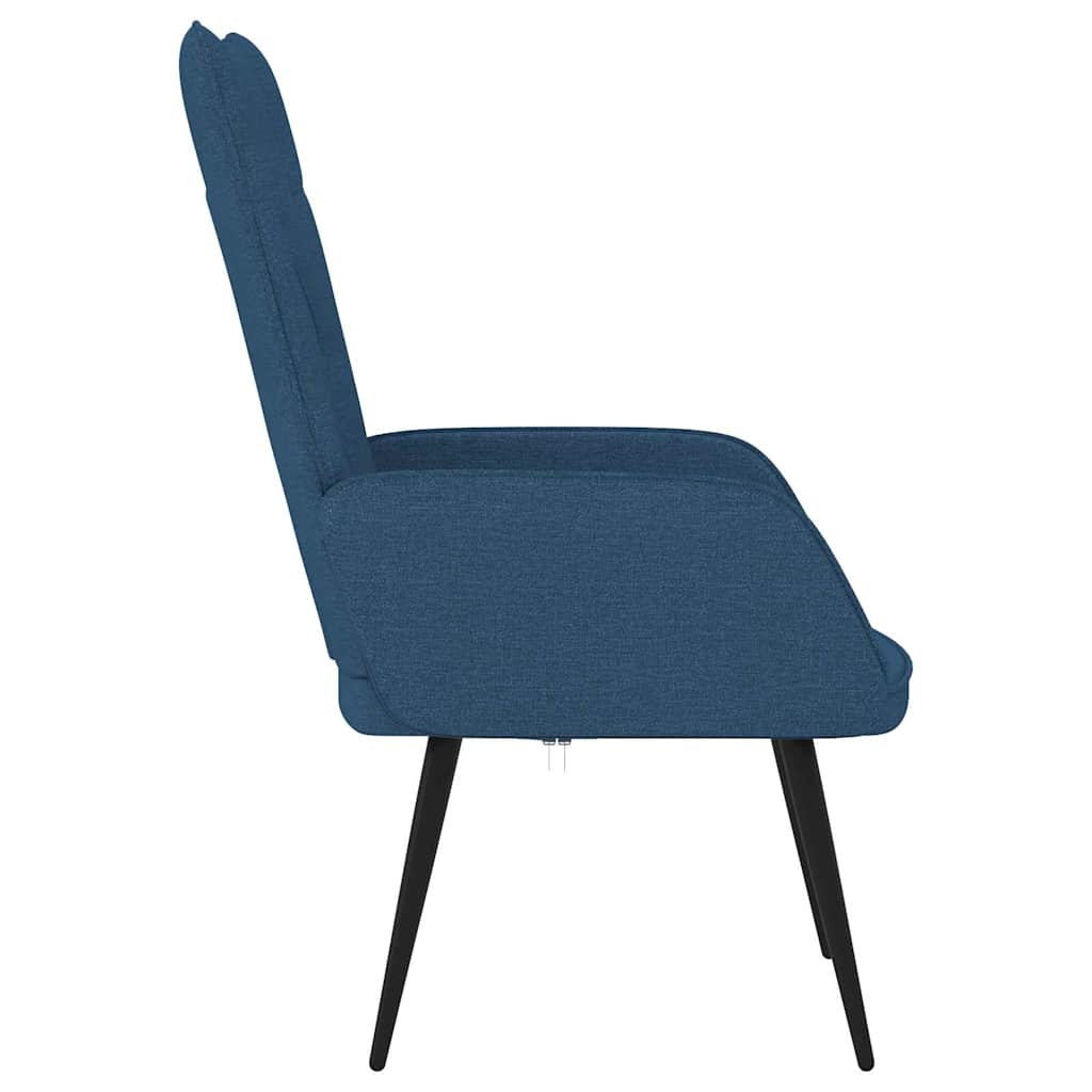 Relaxsessel Blau Stoff