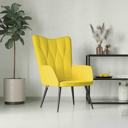 Relaxsessel Senfgelb Stoff