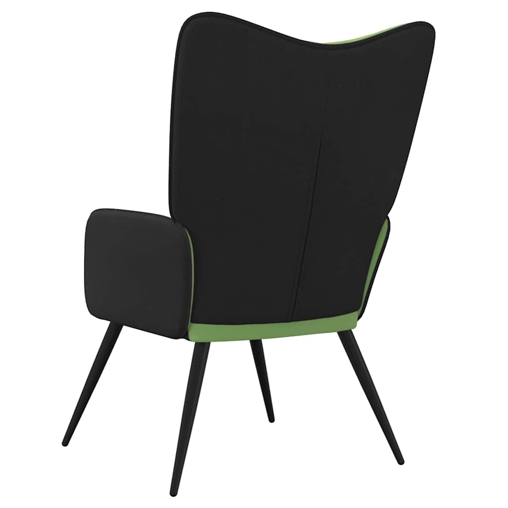 Relaxsessel Hellgrün Samt und PVC