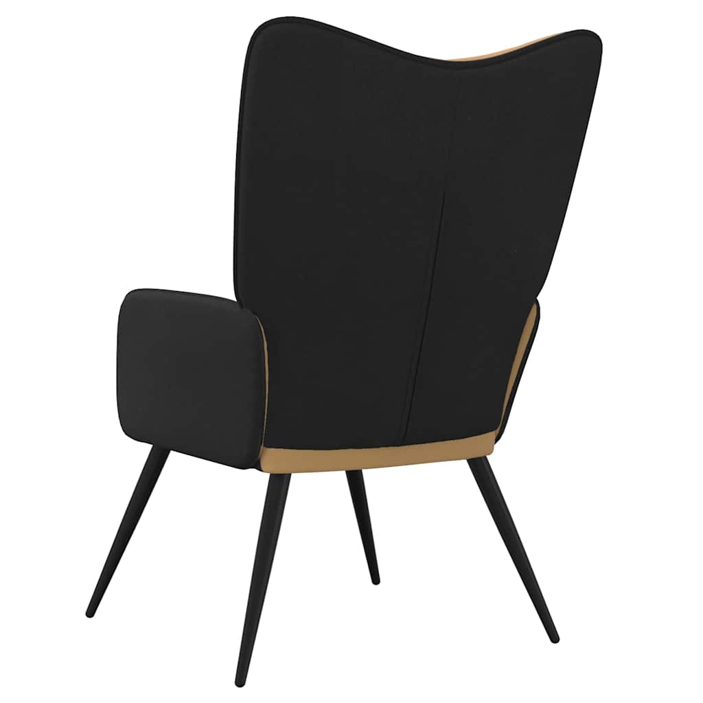 Relaxsessel Braun Samt und PVC