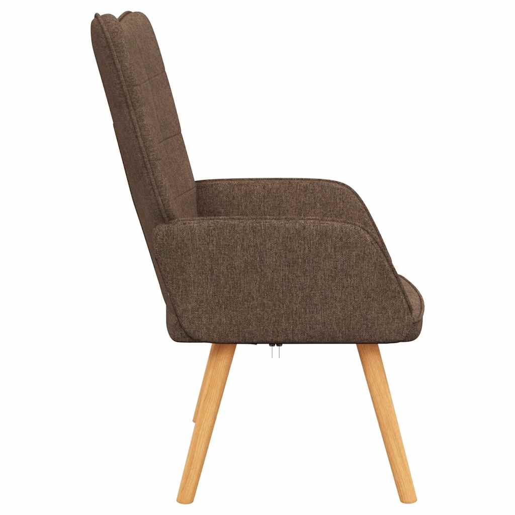 Relaxsessel Braun Stoff