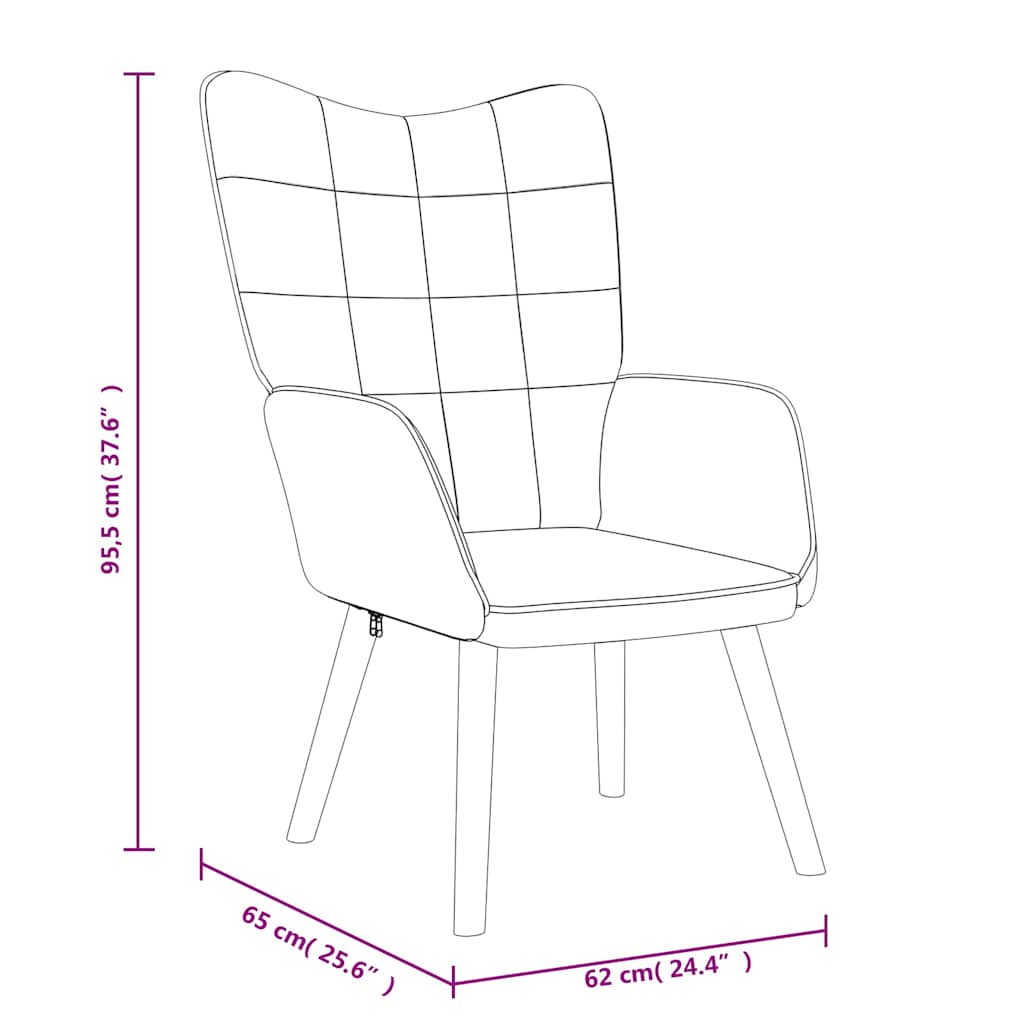Relaxsessel Braun Stoff