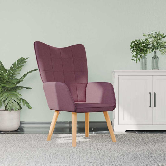 Relaxsessel Lila Stoff