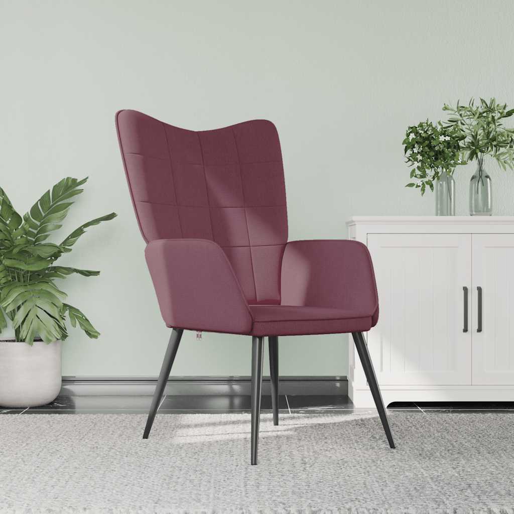 Relaxsessel Lila Stoff