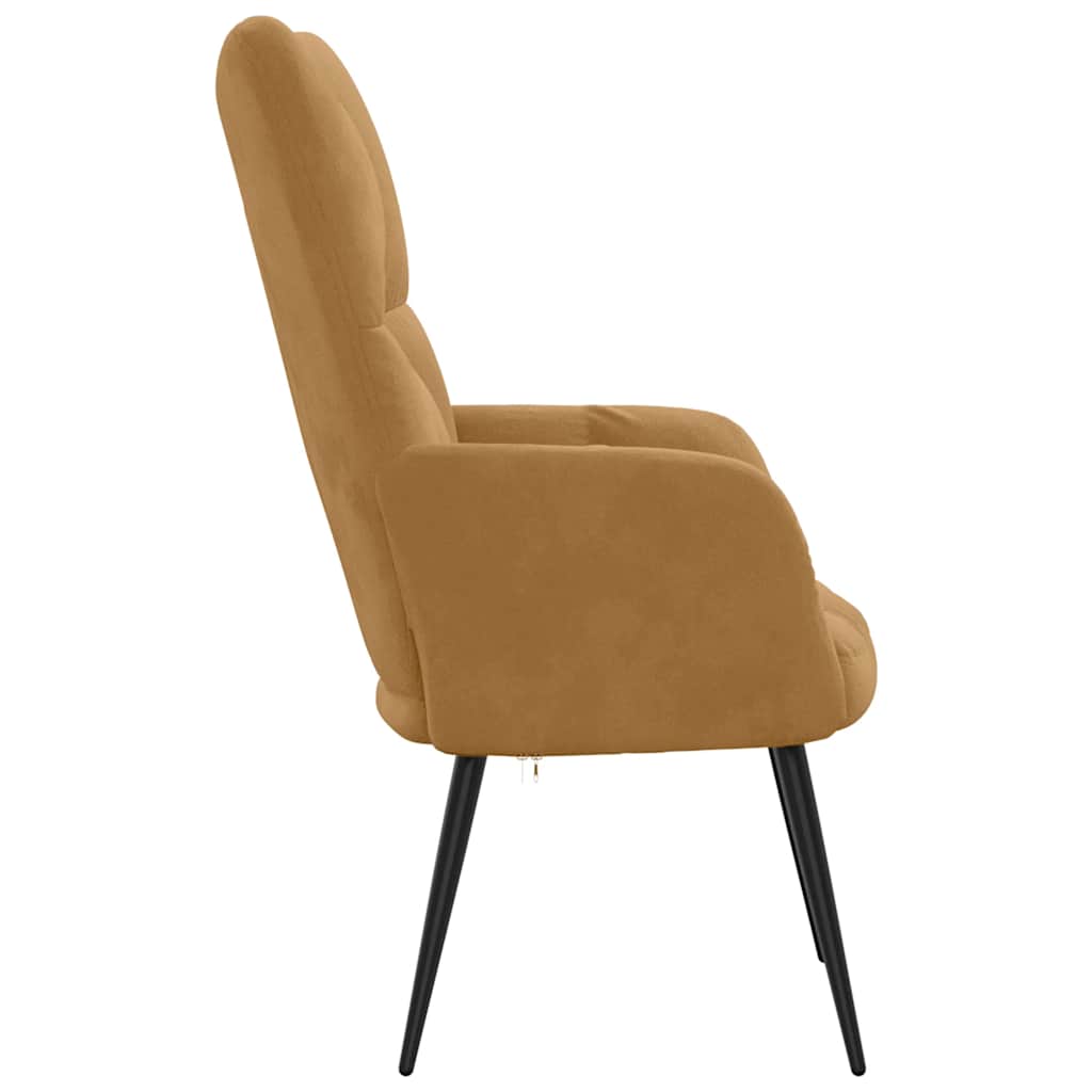 Relaxsessel Braun Samt