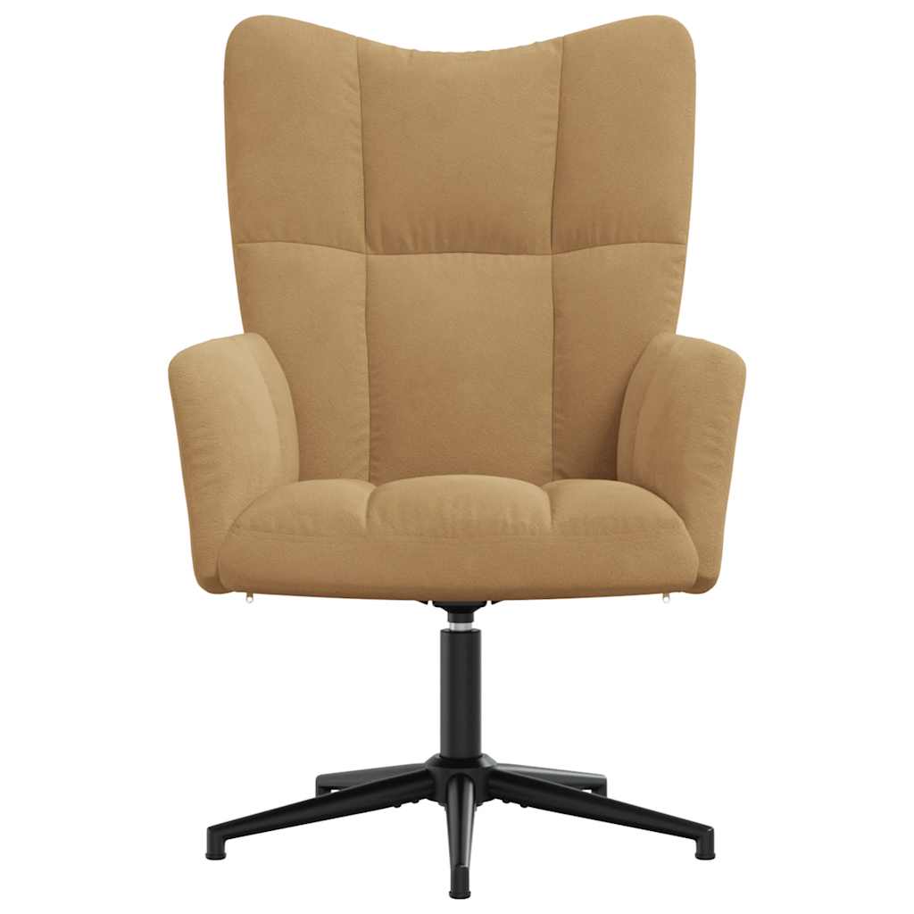 Relaxsessel Braun Samt