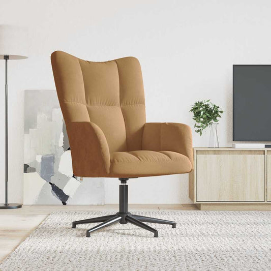 Relaxsessel Braun Samt