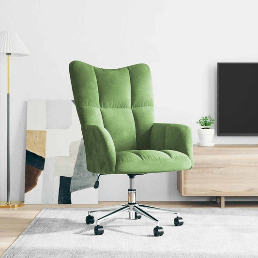 Relaxsessel Hellgrün Samt