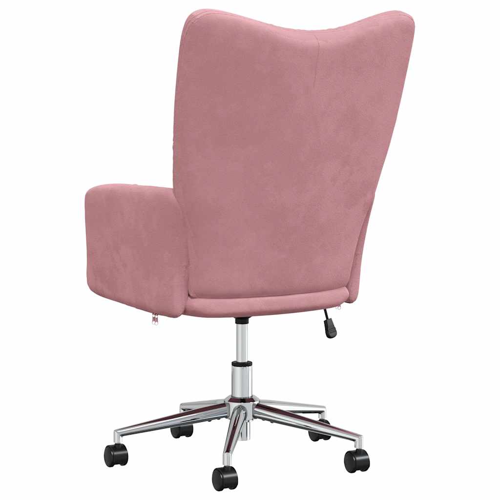 Relaxsessel Rosa Samt