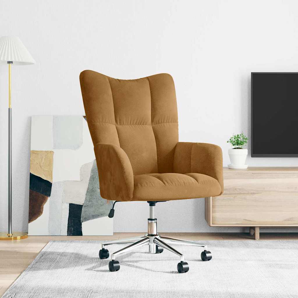 Relaxsessel Braun Samt