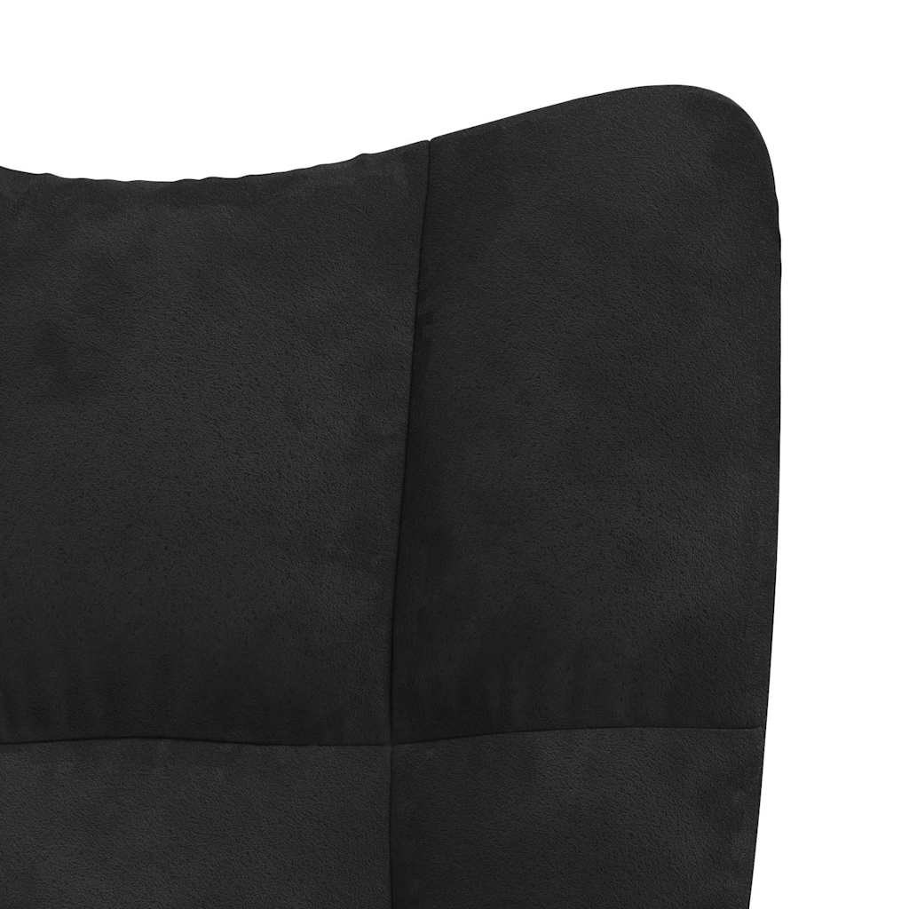 Relaxsessel Schwarz Samt