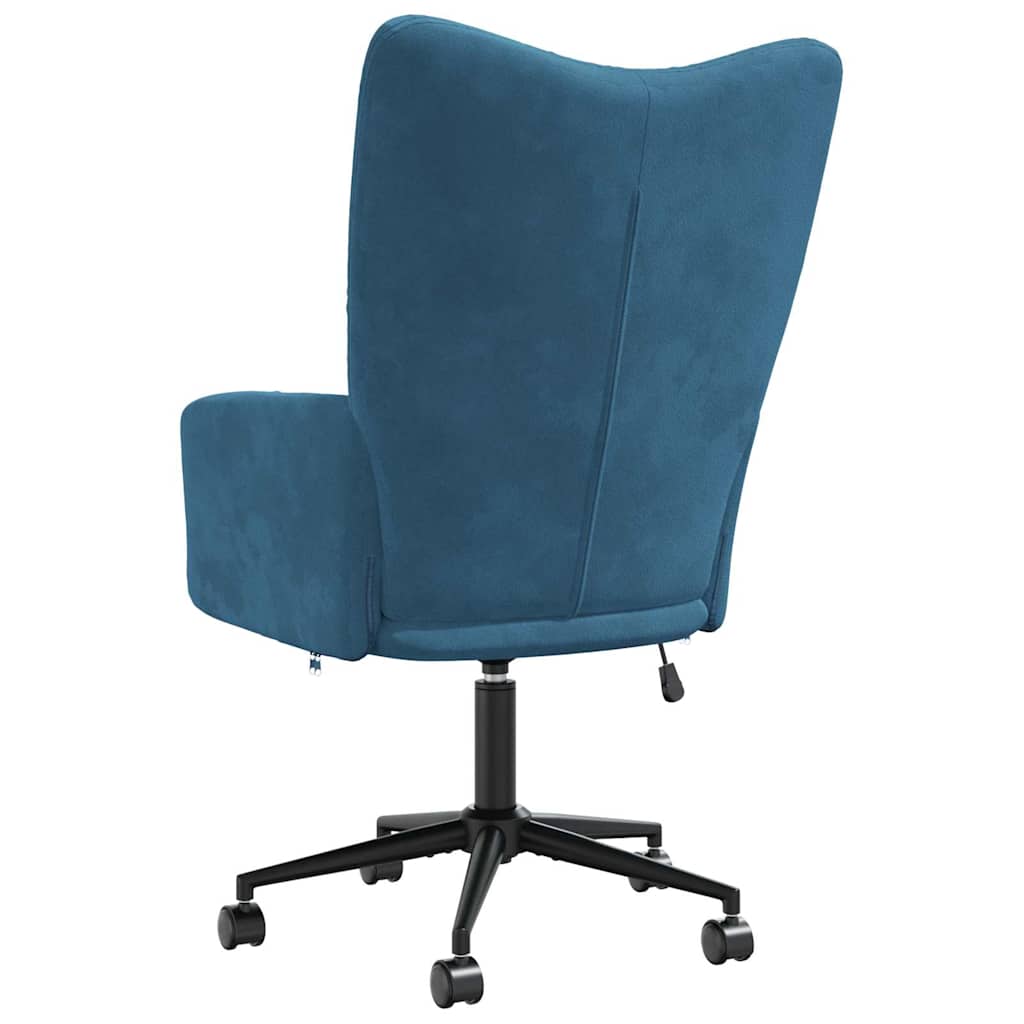 Relaxsessel Blau Samt