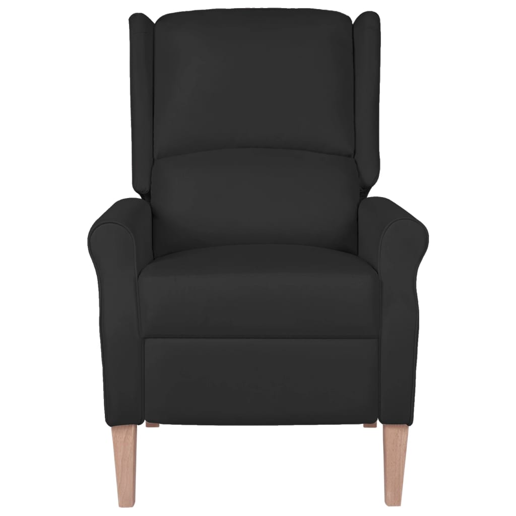 Relaxsessel Verstellbar Schwarz Stoff