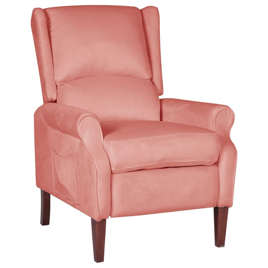 Relaxsessel Rosa Samt