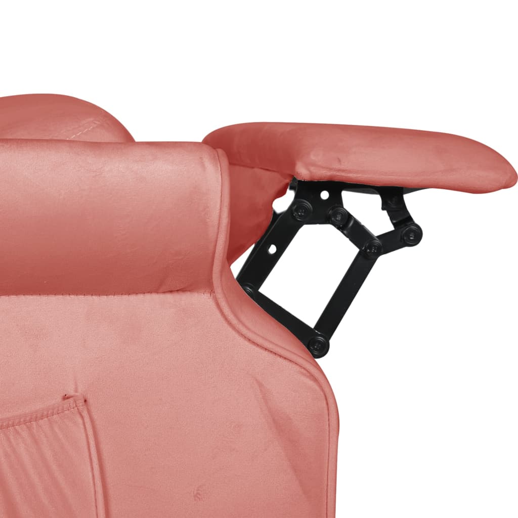 Relaxsessel Rosa Samt