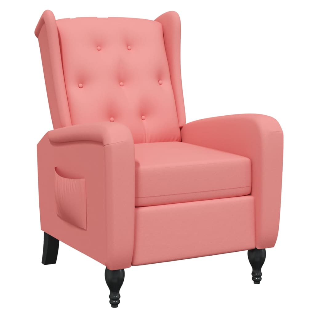 Relaxsessel Rosa Samt