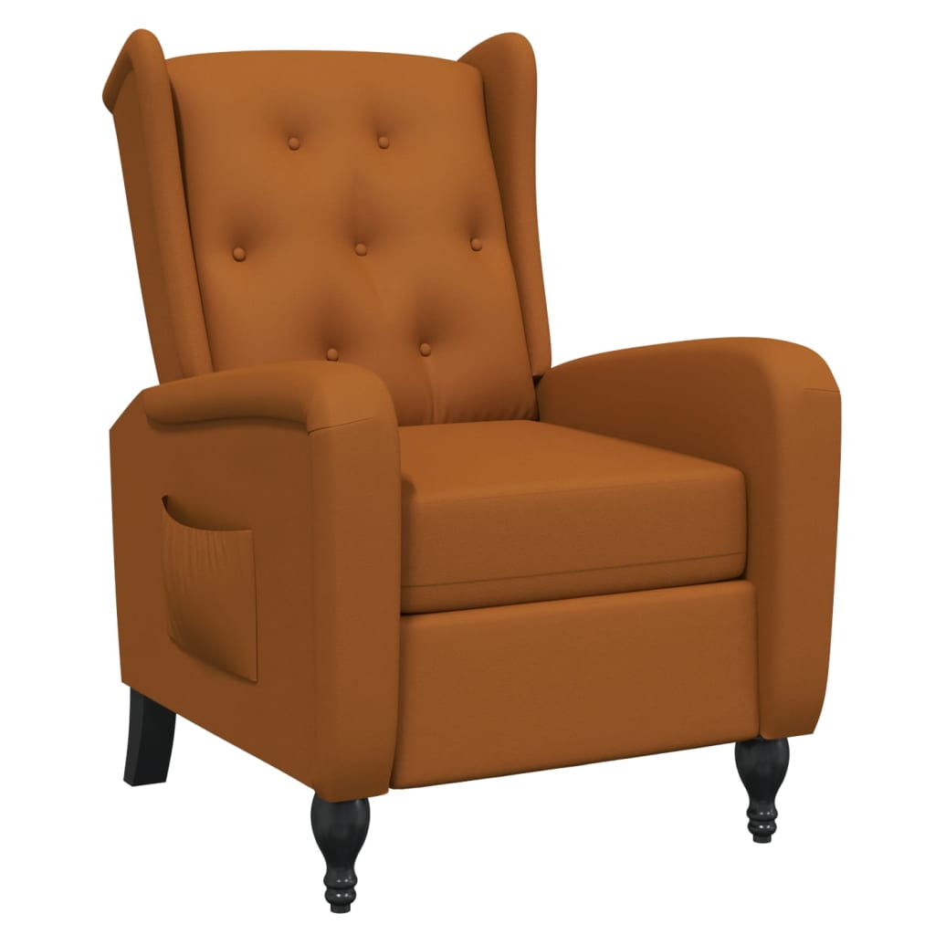 Relaxsessel Braun Samt